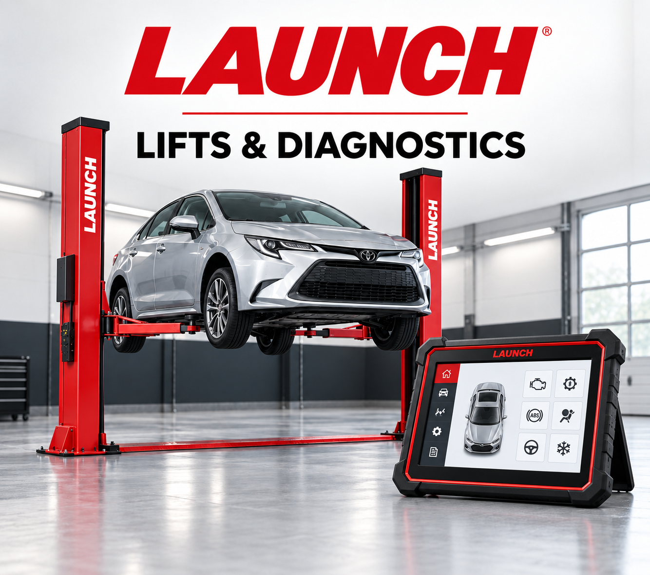 Launch workshop equipment and hydraulic car lift solutions